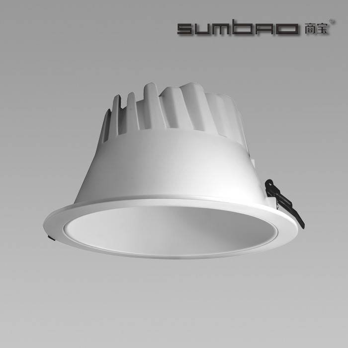 Sumbao Commercial Led Recessed Down Light 8 Inch 40w Downlight Fl019 Sumbao Lighting 100lm W Commercial Led Recessed Down Light 8 Inch Cob Chip